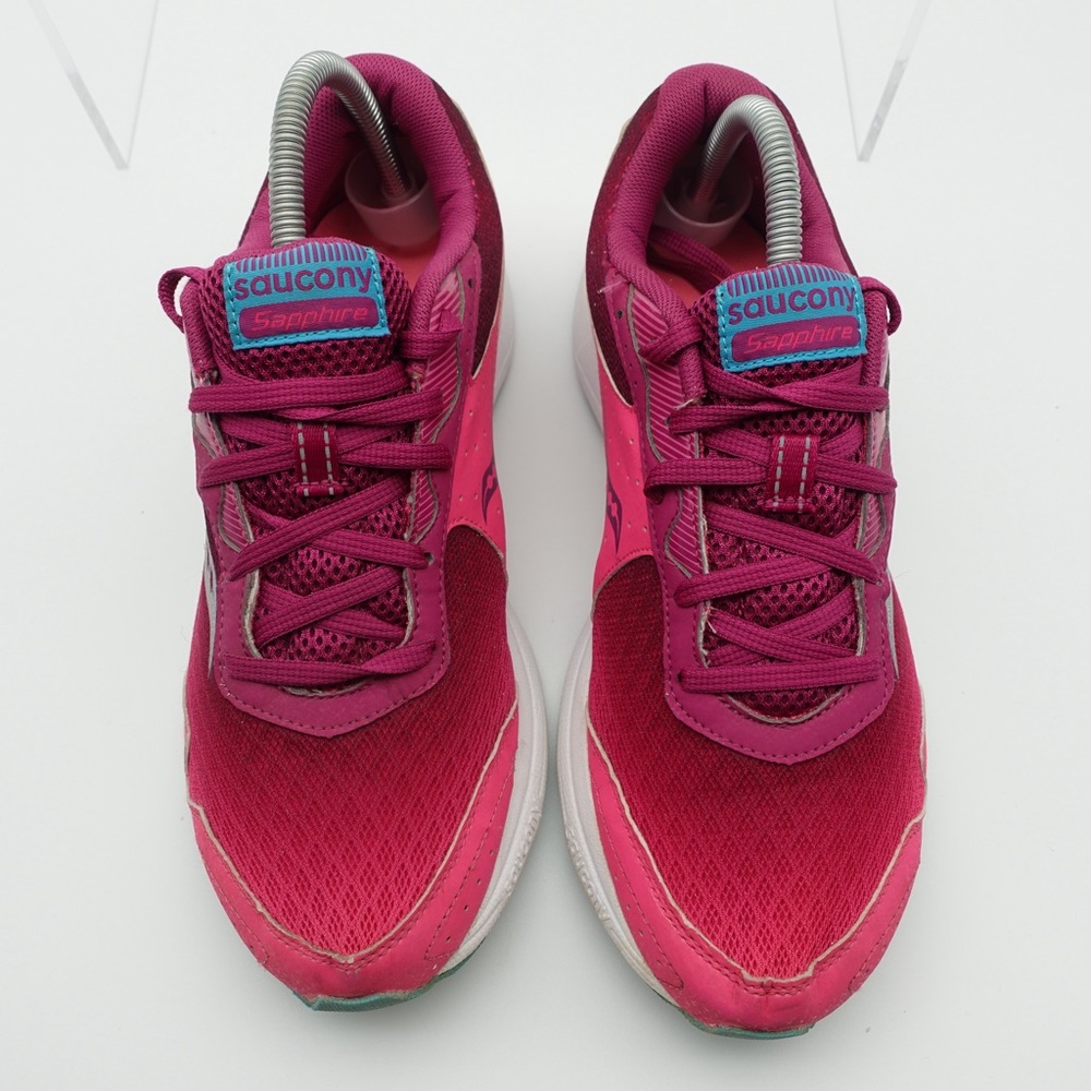 Saucony Women Size 9.5 Pink Shoes Running Walking Sapphire Sneakers Athletic - Picture 5 of 10